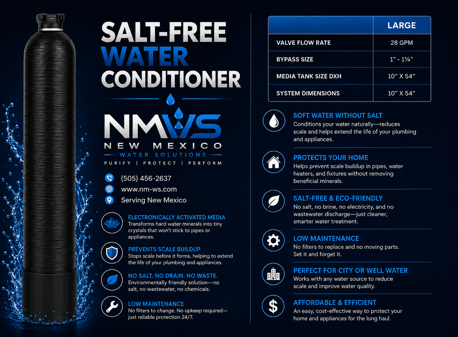 Salt-Free Water Conditioner