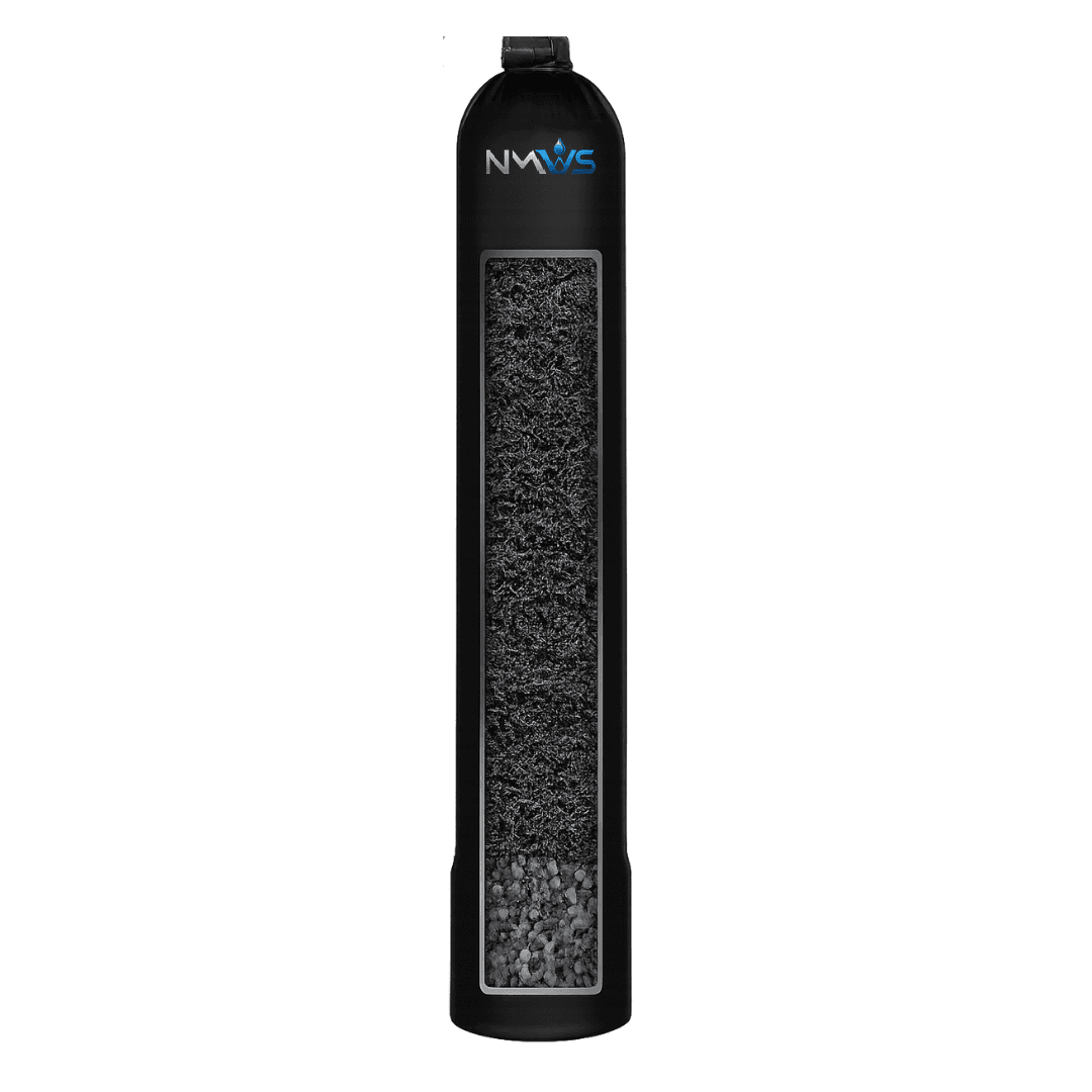 NMWS whole-home carbon filter - single branded tank with carbon media